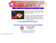 Tablet Screenshot of allamericansupply.net